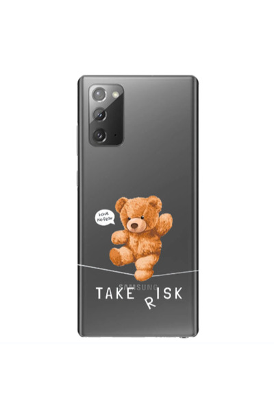 Other Samsung Note 20 Take risk Transparent Silicone TPU Θήκη