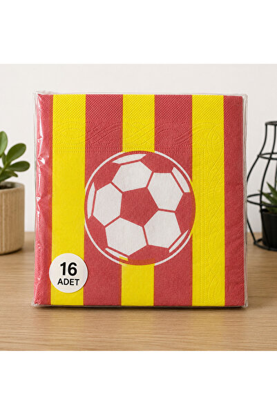 Dizayn Parti Evi Taraftar Temalı Peçete 16 Adet | Futbol Konseptli Parti Peçe...
