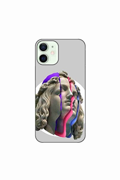 OEM Case compatible with Apple iPhone 12 Mini Silicone Gel Tpu Pattern Neon R...
