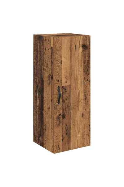 vidaxl Dulap montat pe perete Lemn Vechi 34,5 x 34 x 90 cm