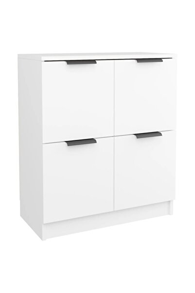 vidaxl Dulap, alb, 60x30x70 cm, lemn prelucrat