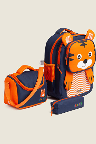 MİECZ BAGS Sevimli Hayvan Karakterli Anaokulu & İlkokul Kız Erkek Çocuk Besle...