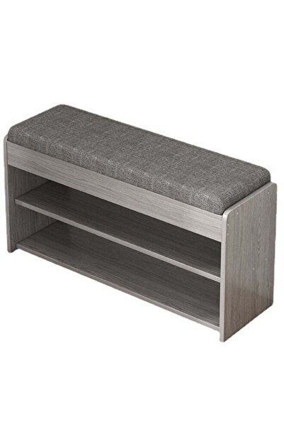 Arabest 2-Tier Scandinavian Shoe Rack Bench for Hallway, Shoe Storage with Cu...