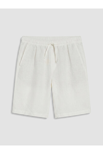 LC Waikiki Nevavm Regular Fit 100% Linen Men's Shorts with a Difference