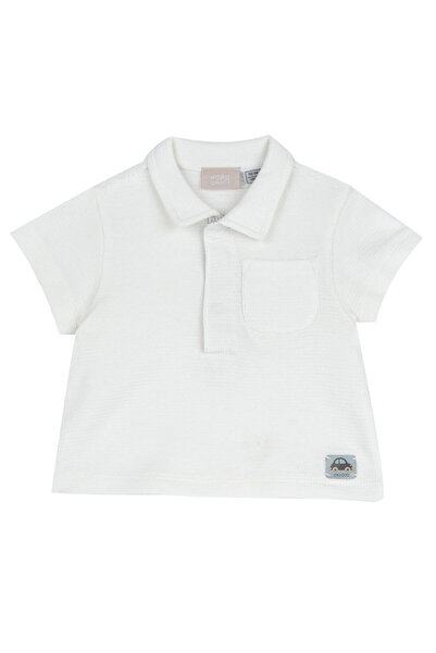 Chicco Erkek Bebek Örme Kısa Kollu Polo Tişört