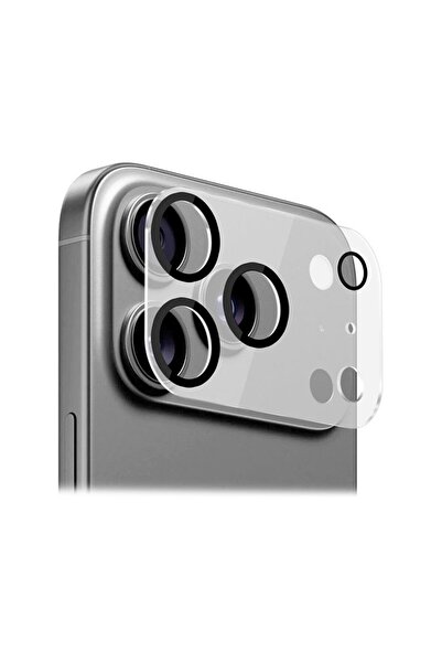 Buff Labs iPhone 17 Pro Max Kamera Lens Koruyucu - Şeffaf
