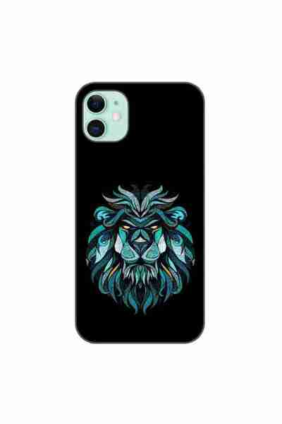 OEM Husa compatibila cu Apple iPhone 11 Silicon Gel Tpu Model Abstract Lion