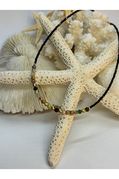 gemsartdeco Protection and Inner Peace Necklace Dori̇cali Tourmaline Amazonit...
