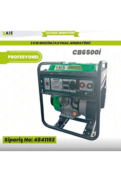 Hais JENERATÖR BENZİNLİ KAYNAK 3KW CB6500İ
