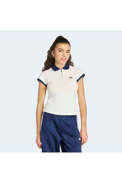 adidas Rib Polo Tee Kadın Spor T-shirt KS7357