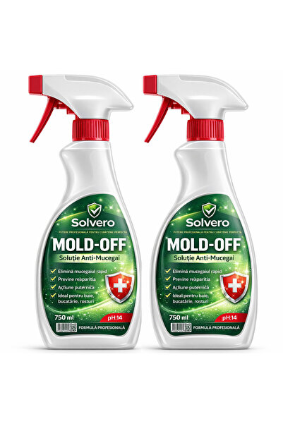 Solvero Solutie Antimucegai ® curata in profunzime si inlatura mucegaiul, act...