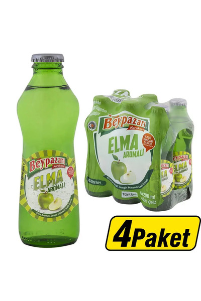 MİPAŞ Beypazarı Elma Aromalı Maden Suyu 200 ml 24'lü