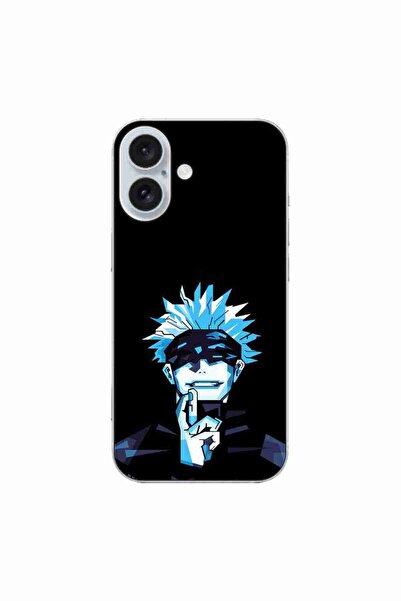 OEM Case compatible with Apple iPhone 16 Silicone Gel Tpu Jujutsu Kaisen Pattern