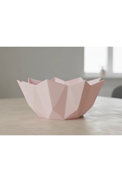 OEM Obiect Decorativ Imprimat 3D, Design Geometric Inspirat de Origami