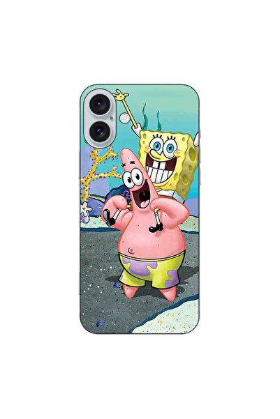 OEM Θήκη συμβατή με Apple iPhone 16 Plus από σιλικόνη gel TPU με σχέδιο Σφουγ...