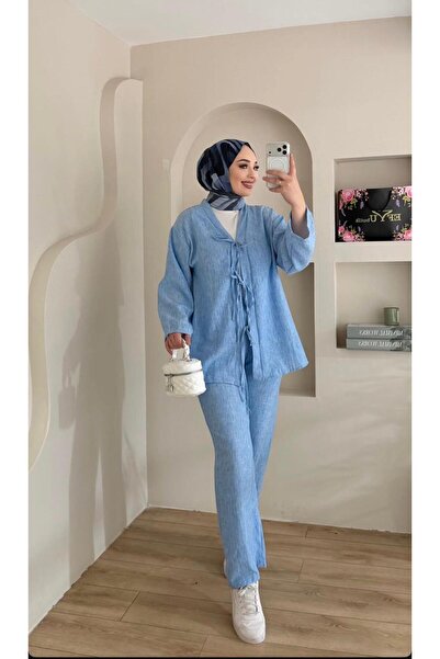 KILIF STORE Linen bottom and top double set