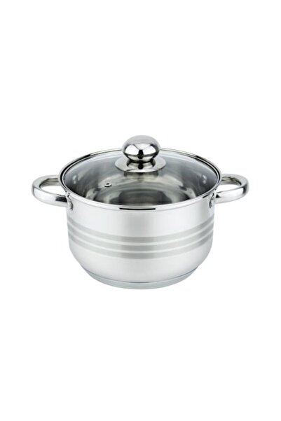 Floria Stainless steel pot with lid ZLN-4069 - 5.5L, 24cm, 3-layer encapsulat...
