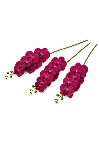 OEM Orhidee artificiala 15 flori 102 Roz Inchis