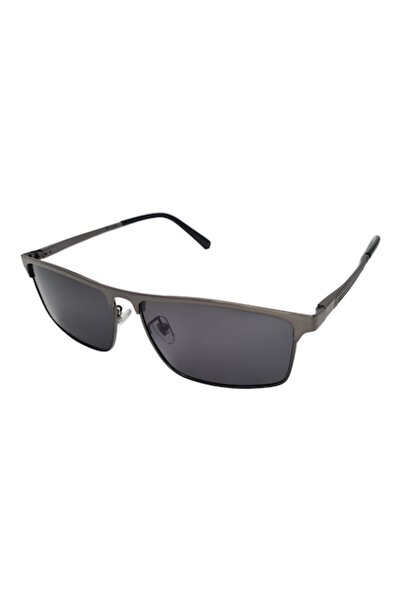 Tia Accesorii Polarized, rectangular sunglasses, P1206C3, gunmetal