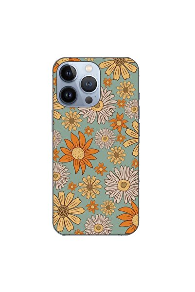 OEM Husa compatibila cu Apple iPhone 13 Pro Silicon Gel Tpu Model Vintage Meadow