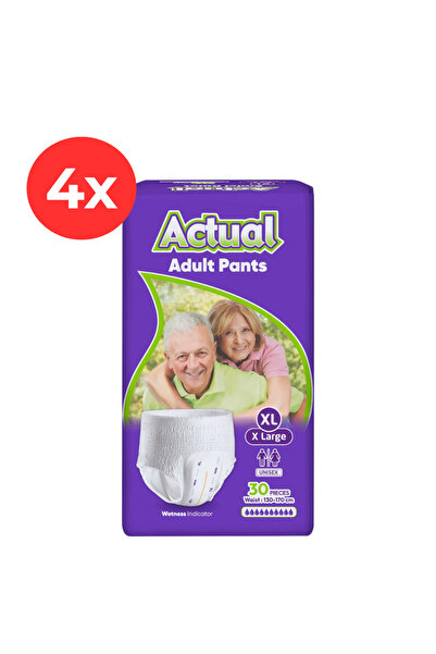 ACTUAL 4x Scutec Lenjerie intimă pentru adulți XL Dublu 30 bucăți