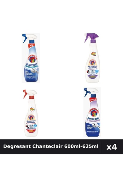 Chanteclair Set 4 Degresant Universal 600ml-625ml - Marsilia, Mosc Alb, Detar...