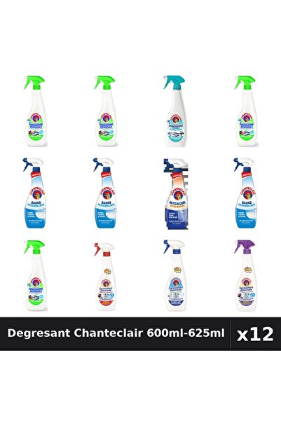 Chanteclair Set 12 Degresant Universal 600ml-625ml - 7 Arome, Anticalcar, Cur...