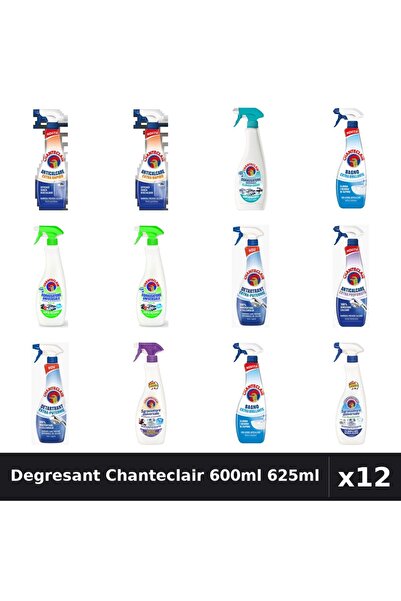 Chanteclair Set 12 Degresant Universal 600ml 625ml - 8 Arome Asortate, Antica...