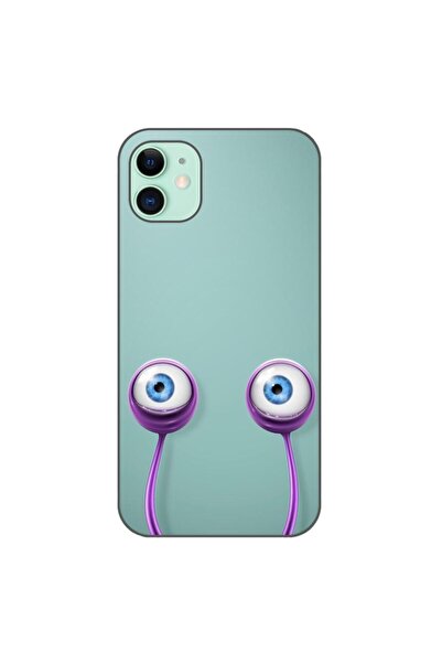 OEM Husa compatibila cu Apple iPhone 11 Silicon Gel Tpu Model Snail Eyes