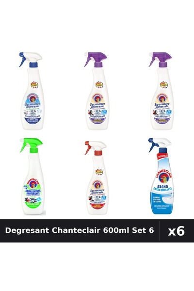 Chanteclair Set 6 Degresant Universal 600-625ml - Bicarbonat, Lavanda, Lamaie...