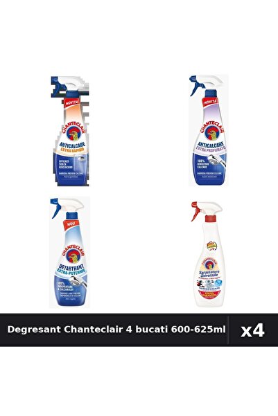 Chanteclair Set 4 Degresant Universal 600ml-625ml - Extra Rapid, Parfumat, Pu...