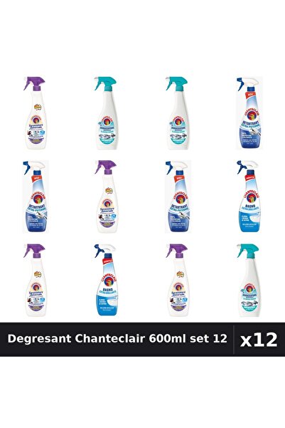 Chanteclair Set 12 Degresant Universal 600-625ml - Lavanda, Anti-Miros, Mosc Alb