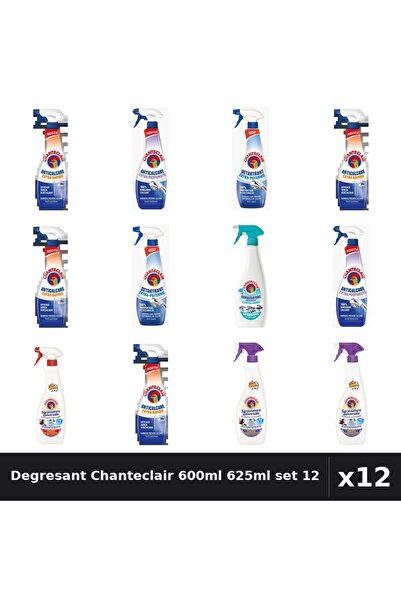 Chanteclair Set 12 Degresant Universal 600ml 625ml - Anti-Miros, Marsilia, Mo...