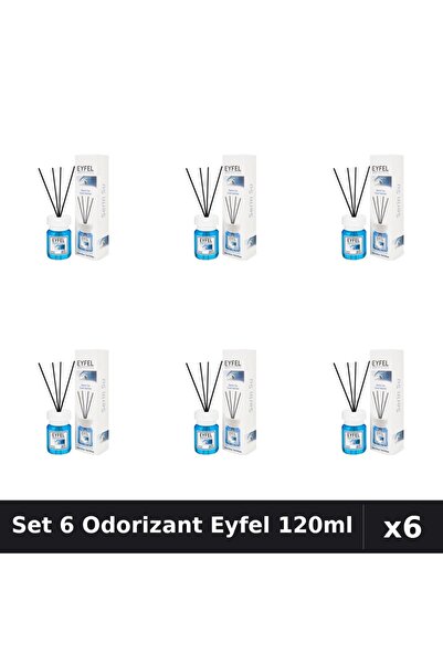 Eyfel Set 6 Odorizante Camera Betisoare, Cool Water, 120 ml