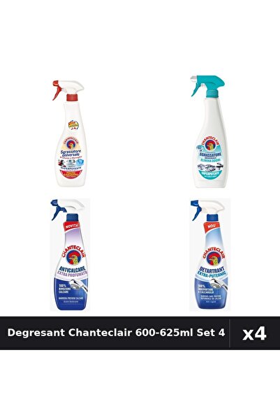 Chanteclair Set 4 Degresant Universal 600-625ml - Marsilia, Anti-Miros, Antic...