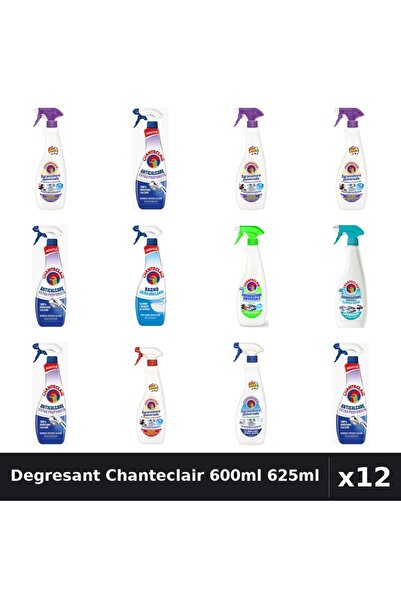Chanteclair Set 12 Degresant Universal 600ml 625ml - 8 Arome, Lavanda, Lamaie...