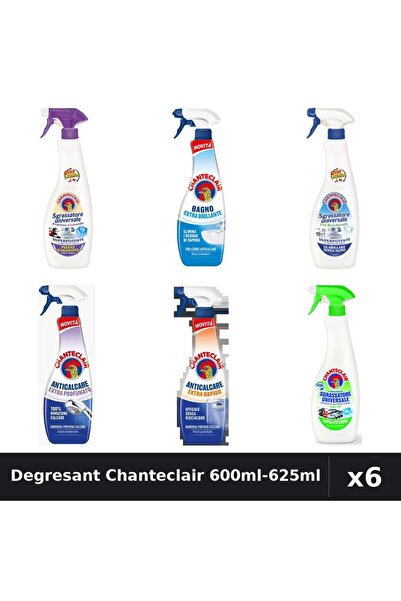 Chanteclair Set 6 Degresant Universal 600ml-625ml - Lavanda, Lămâie, Bicarbon...