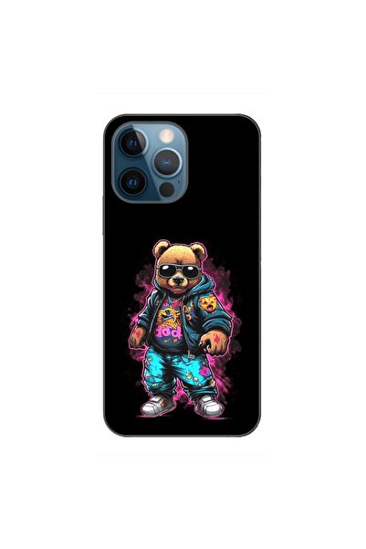 OEM Case compatible with Apple iPhone 12 Pro Silicone Gel Tpu Model Bear Cool...