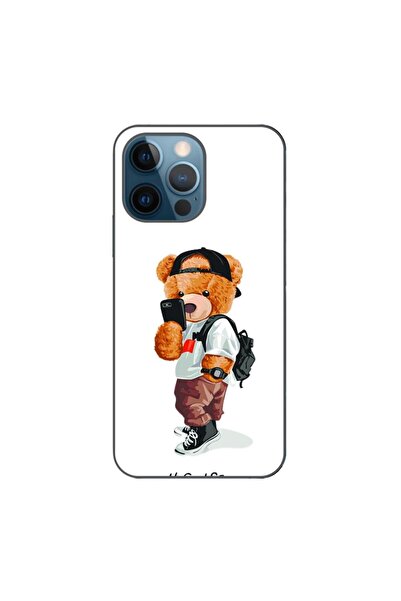 OEM Θήκη συμβατή με Apple iPhone 12 Pro από σιλικόνη gel TPU με σχέδιο αρκουδ...
