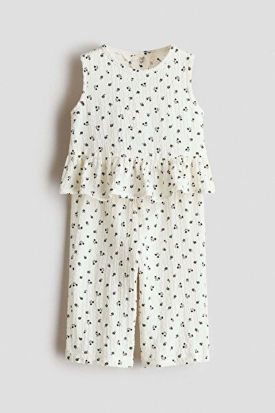H&M طقم مكون من قطعتين توب وبنطلون