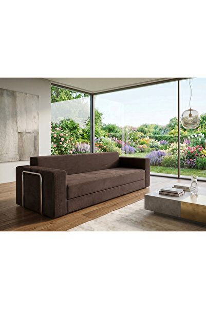 DECHOME 236x80 cm Yatak Olabilen Sünger Kanepe | Fitilli Kadife Kumaş, 22 DNS...