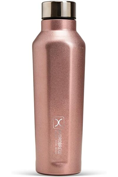 Hydrobrew Steel Water Bottle, 800ml, Copper Yellow