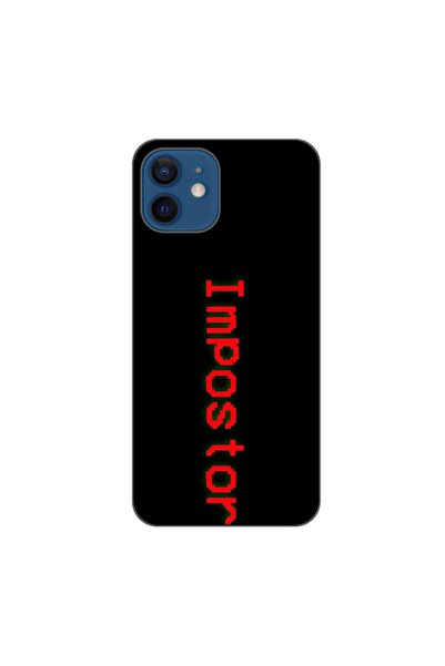 OEM Θήκη συμβατή με Apple iPhone 12, από σιλικόνη gel TPU, μοντέλο Among Us I...