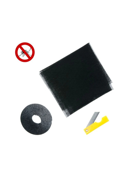 OEM Black Mosquito Net for Window 1 x 1 m