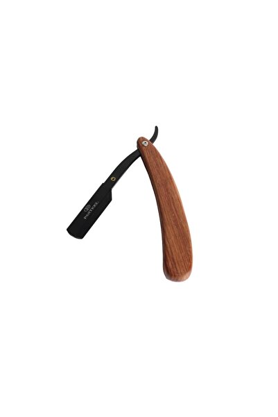pasteel Traditional Razor with Wooden Handle, Folding Razor, by Bastil