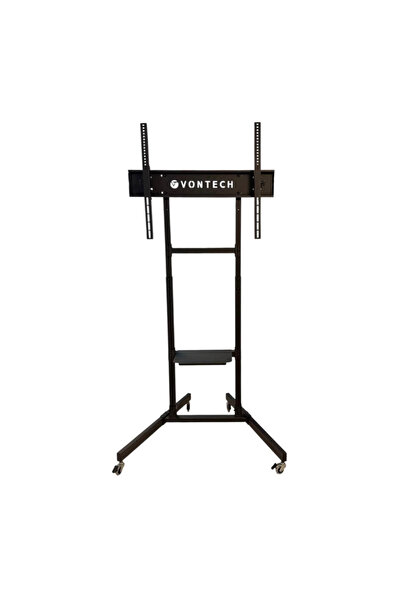 VONTECH V5510TS 55"-100" Tekerlekli Ayaklı TV Standı - Yükseklik Ayarlı