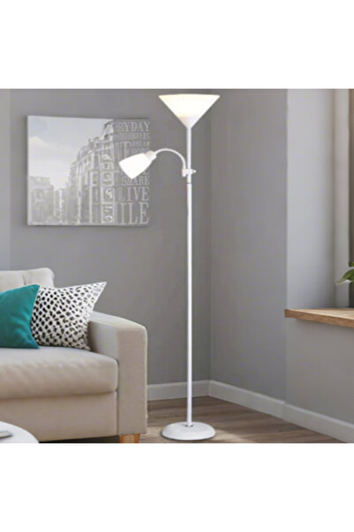 Diason Modern Metallic Silver 2 Way Mother/Father Parent and Child Floor Lamp...