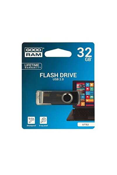 Goodram Pendrive Twister 32GB - USB 2.0 Μαύρο