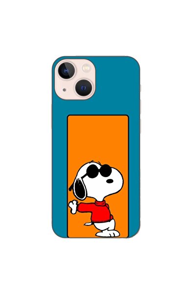 OEM Husa compatibila cu Apple iPhone 13 Mini Silicon Gel Tpu Model Snoopy