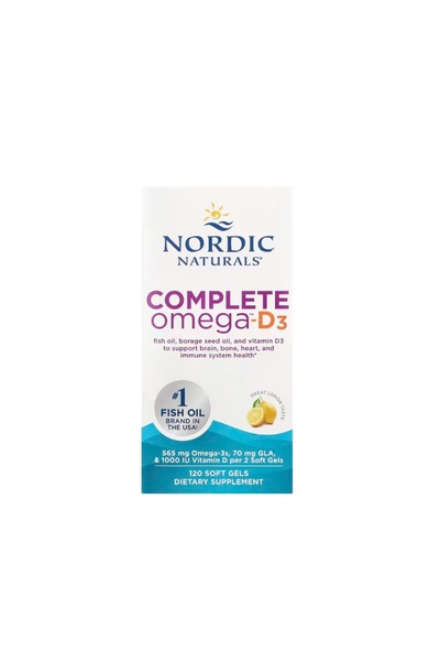 Nordic Naturals Complete Omega-D3 565mg 120 Capsules -